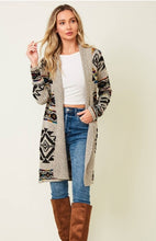 Load image into Gallery viewer, AZTEC RAINBOW JACQUARD PATTERN JACKET
