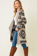 Load image into Gallery viewer, AZTEC RAINBOW JACQUARD PATTERN JACKET
